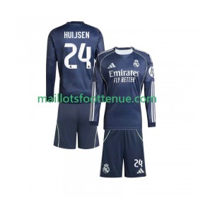 Maillot/Tenue Real Madrid Huijsen 24 Enfant Exterieur 2025/2026 Manche Longue